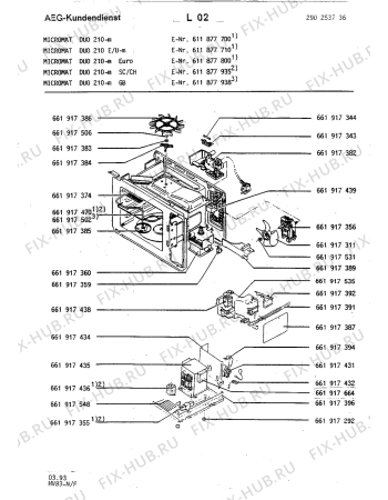 Схема №1 MC DUO 210 E/U-M с изображением Накопитель для свч печи Aeg 8996619174312